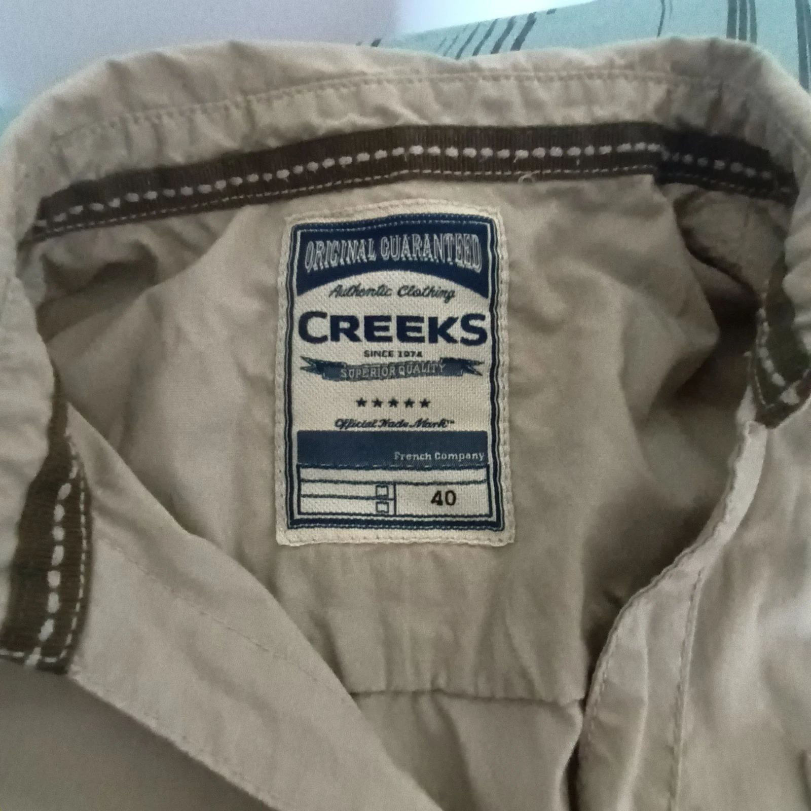 Chique Saharische beige nude jurk – Maat 40 – Katoen & Elastaan CREEKS – photo 4